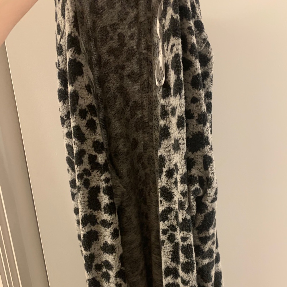 Long thin sweater